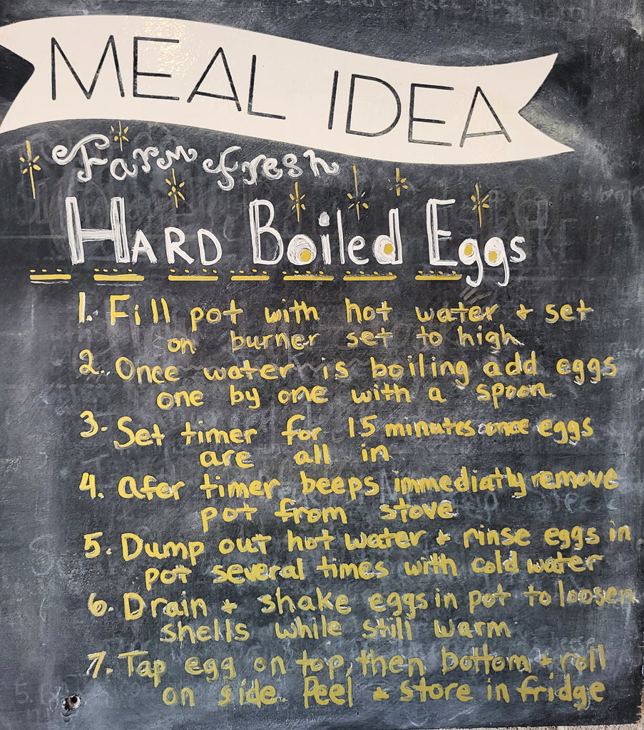 How To Hard Boil Farm Fresh Eggs