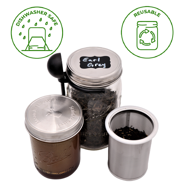 Half Gallon Cold Brew Coffee and Tea Maker Stainless Steel Filter Kit