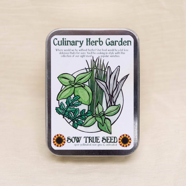 Culinary Herb Garden Collection Gift Tin