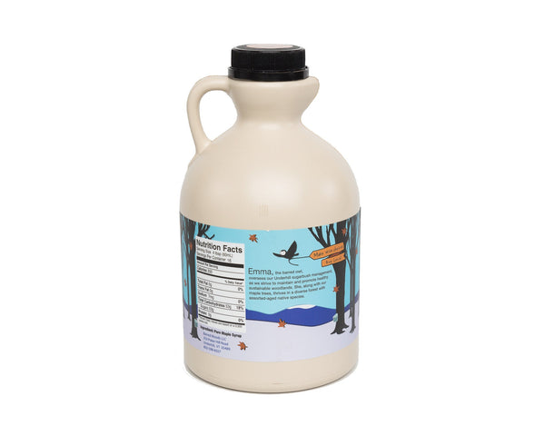 Pure Organic Vermont Maple Syrup - Quart Jug (32 ounces)