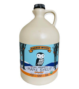 Pure Organic Vermont Maple Syrup - Gallon Jug (128 ounces) - Free Shipping