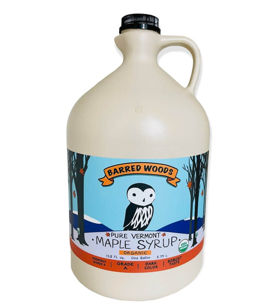 Pure Organic Vermont Maple Syrup - Gallon Jug (128 ounces) - Free Shipping