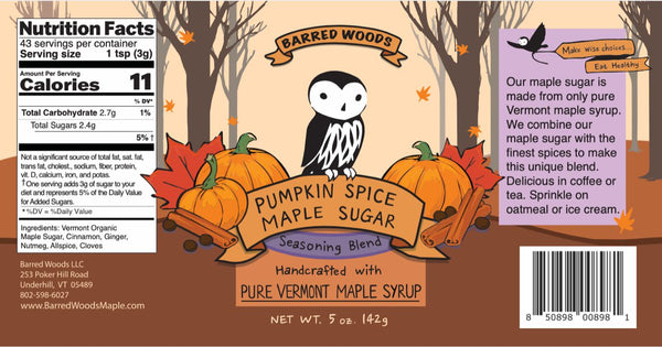 Pumpkin Spice Maple Sugar