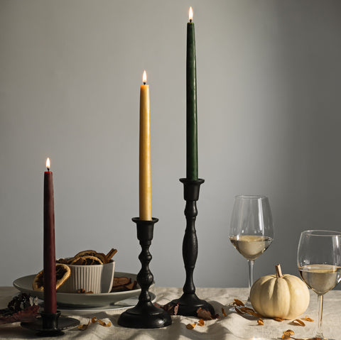 Cast Iron Candle Stick Taper Holders