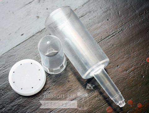 3 Piece Plastic Airlock for Fermenting in Mason Jars