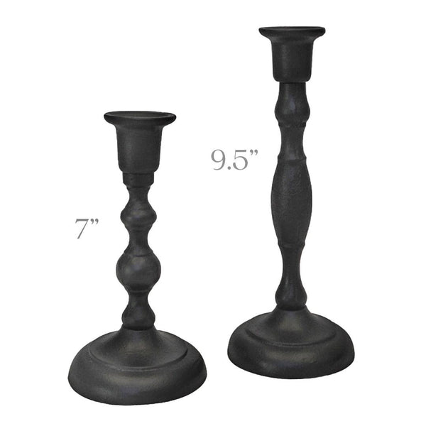 Cast Iron Candle Stick Taper Holders