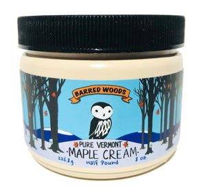 8 oz Jar of Delicious Vermont Maple Cream - Maple Butter