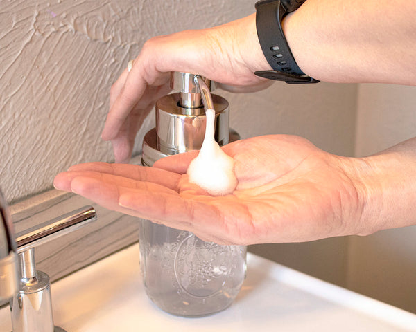 Foaming Soap Pump Dispensers for Regular Mouth Mason Jars