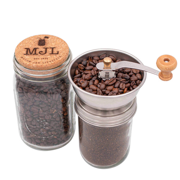 Coffee and Spice Grinder Lid for Mason Jars