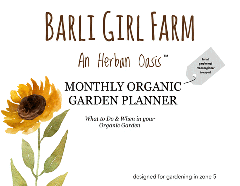 Monthly Organic Garden Planner