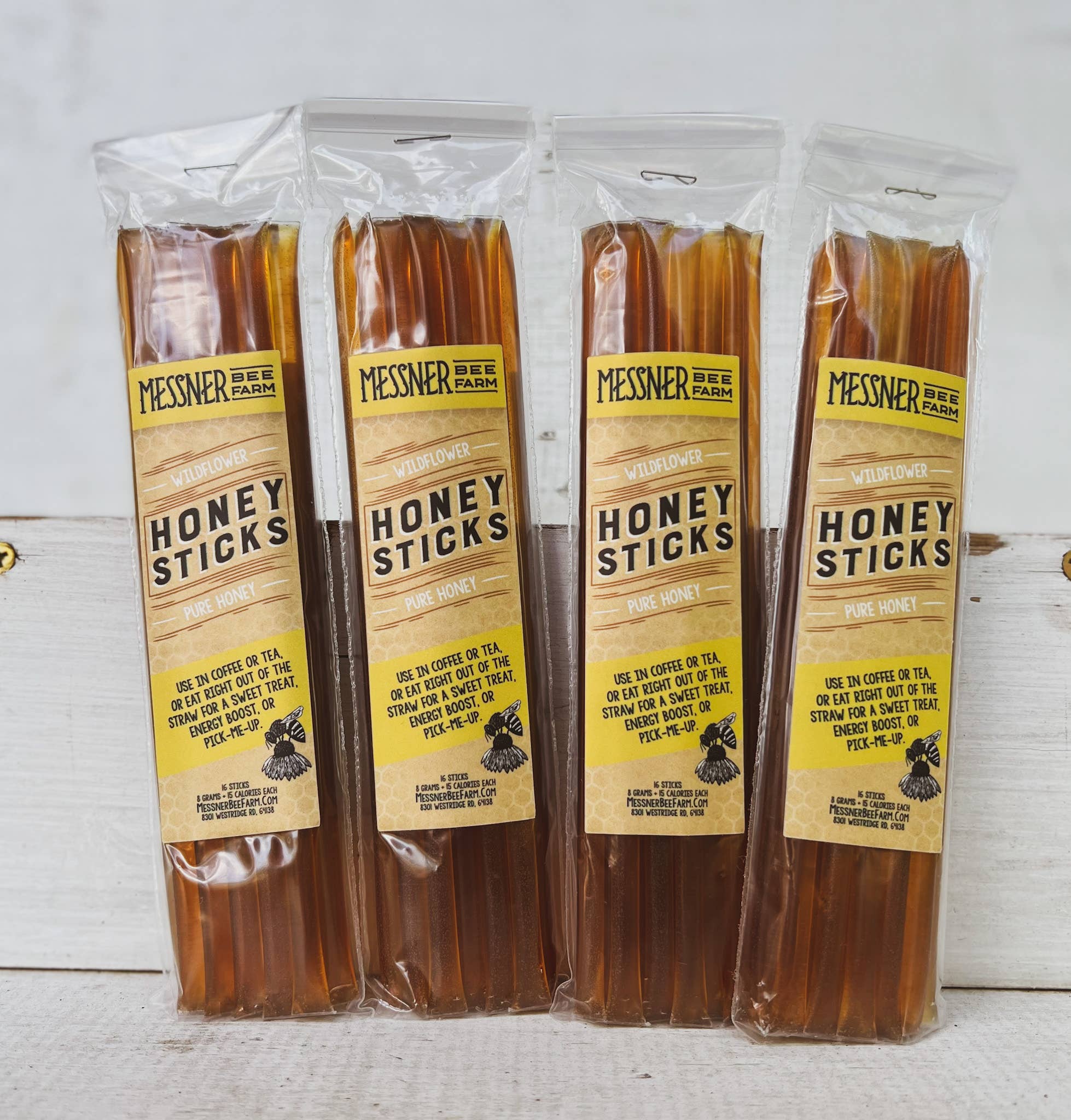 Honey Sticks Wildflower Honey- Pack of 16